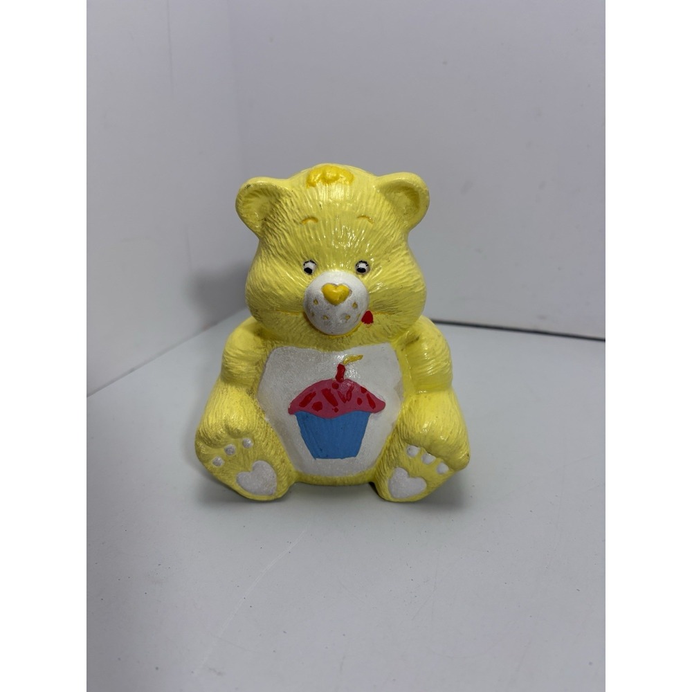 Care Bears 1984‎ BIRTHDAY BEAR Coin Bank Vintage Ceramic 80s Decor Collectible